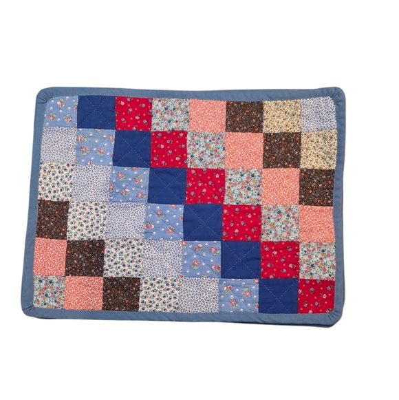 Handmade Unbranded Other - Vintage Style Handmade Patchwork Placemats Quilted Floral Farmhouse Table Decor